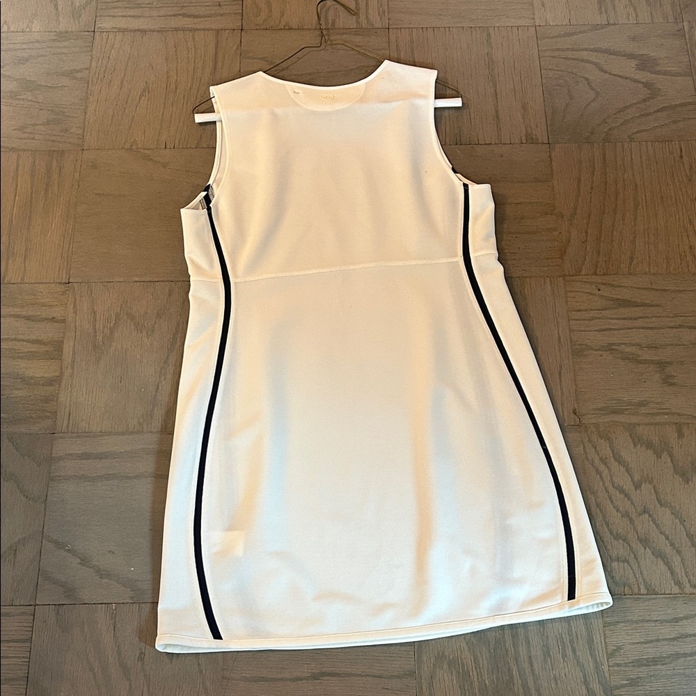 Tory Burch / Tory Sport Cream and Navy Blue Tennis Dress - Picture 4 of 4